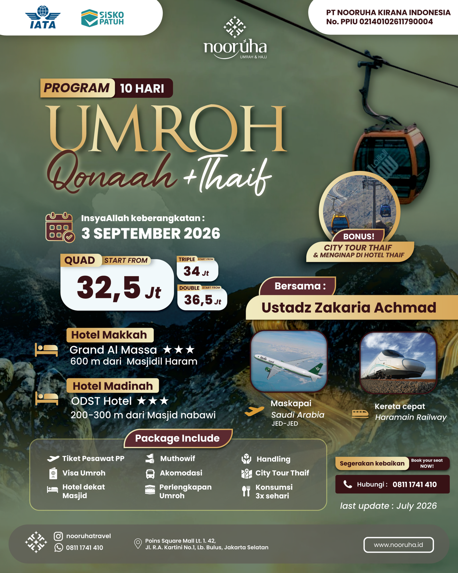 Umroh + Thaif Sep 2026